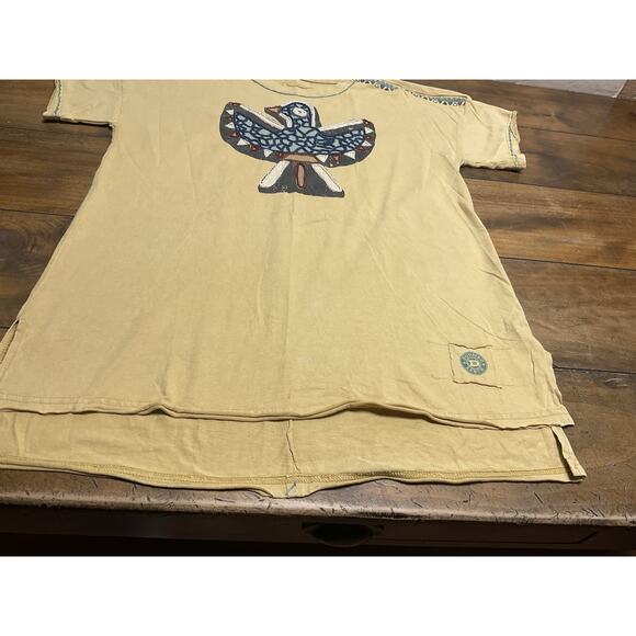 Double D Ranch Shirt Womens Large Southwest Eagle Embroidered T-Shirt - Picture 5 of 13